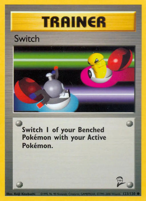 Switch (123/130) [Base Set 2] - Pokemon Single