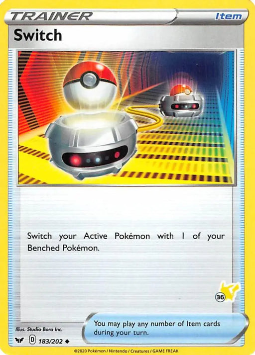 Switch (183/202) (Pikachu Stamp #36) [Battle Academy 2022] - Pokemon Single