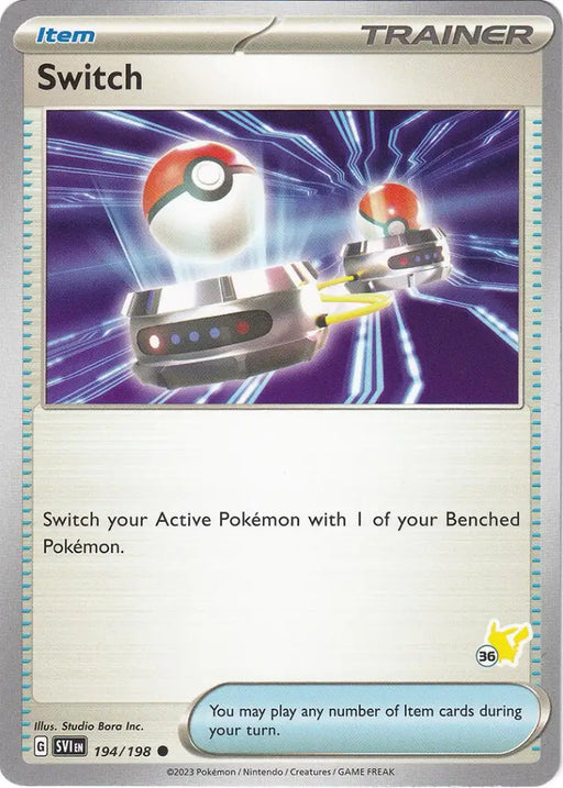 Switch (194/198) (Pikachu Stamp #36) [Battle Academy 2024] - Pokemon Single