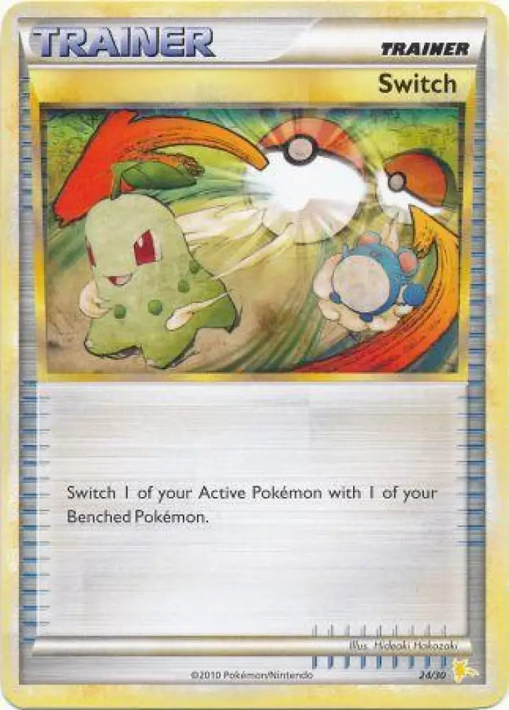 Switch (24/30) [HeartGold & SoulSilver: Trainer Kit - Raichu] - Pokemon Single