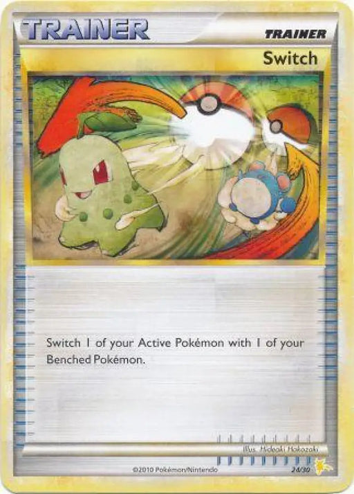 Switch (24/30) [HeartGold & SoulSilver: Trainer Kit - Raichu] - Pokemon Single