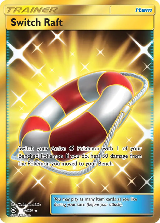 Switch Raft (77/70) [Sun & Moon: Dragon Majesty] - Pokemon Single