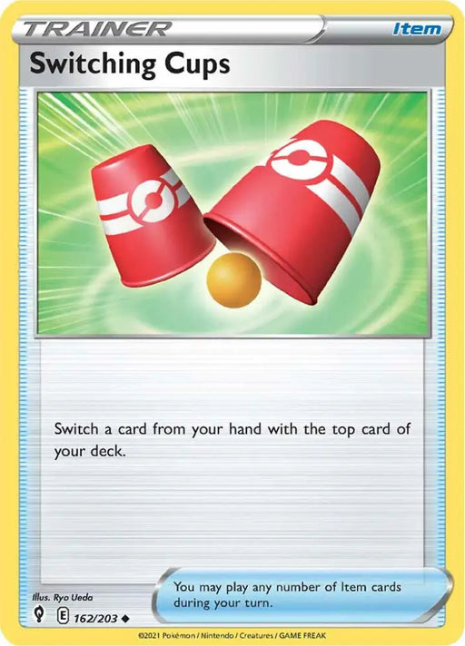 Switching Cups (162/203) [Sword & Shield: Evolving Skies] - Pokemon Single