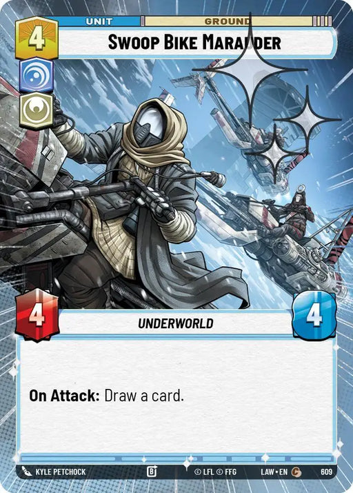 Swoop Bike Marauder (Hyperspace Foil) (609) [A Lawless Time]