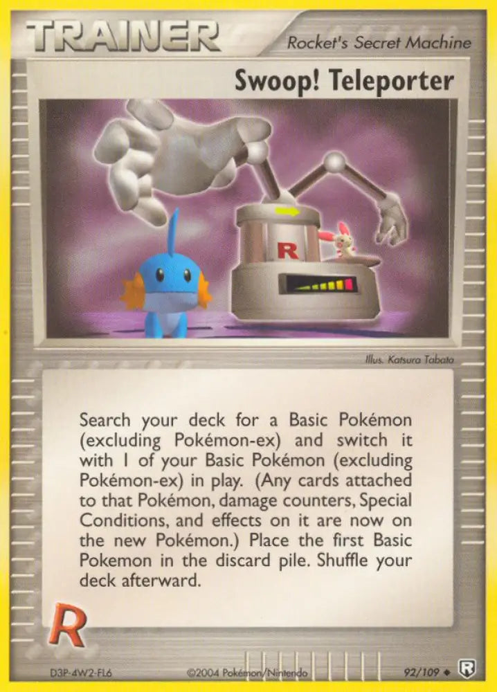 Swoop! Teleporter (92/109) [EX: Team Rocket Returns] - Pokemon Single