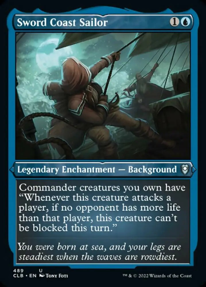 Sword Coast Sailor (Foil Etched) [Commander Legends: Battle for Baldur’s Gate] - MTG Single