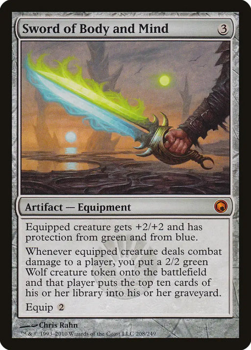 Sword of Body and Mind [Scars of Mirrodin] - MTG Single