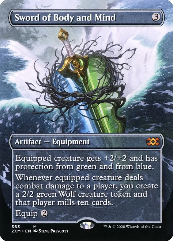 Sword of Body and Mind (Toppers) [Double Masters] - MTG Single