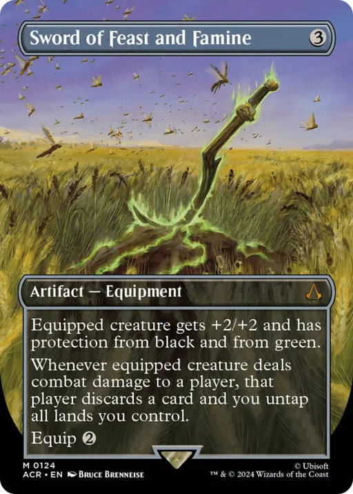 Sword of Feast and Famine (Borderless) [Assassin’s Creed] - MTG Single