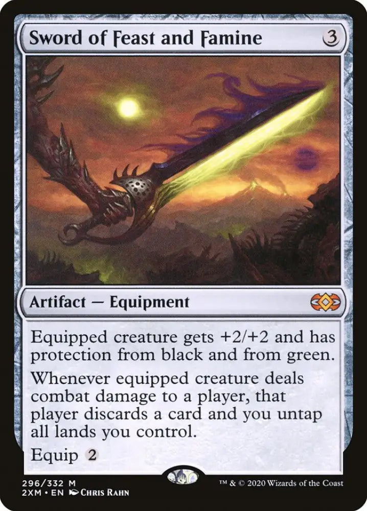 Sword of Feast and Famine [Double Masters] - MTG Single