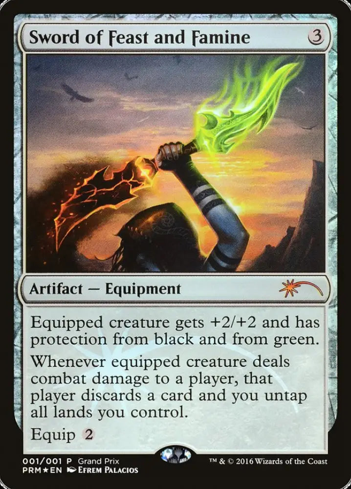 Sword of Feast and Famine [Grand Prix Promos] - MTG Single
