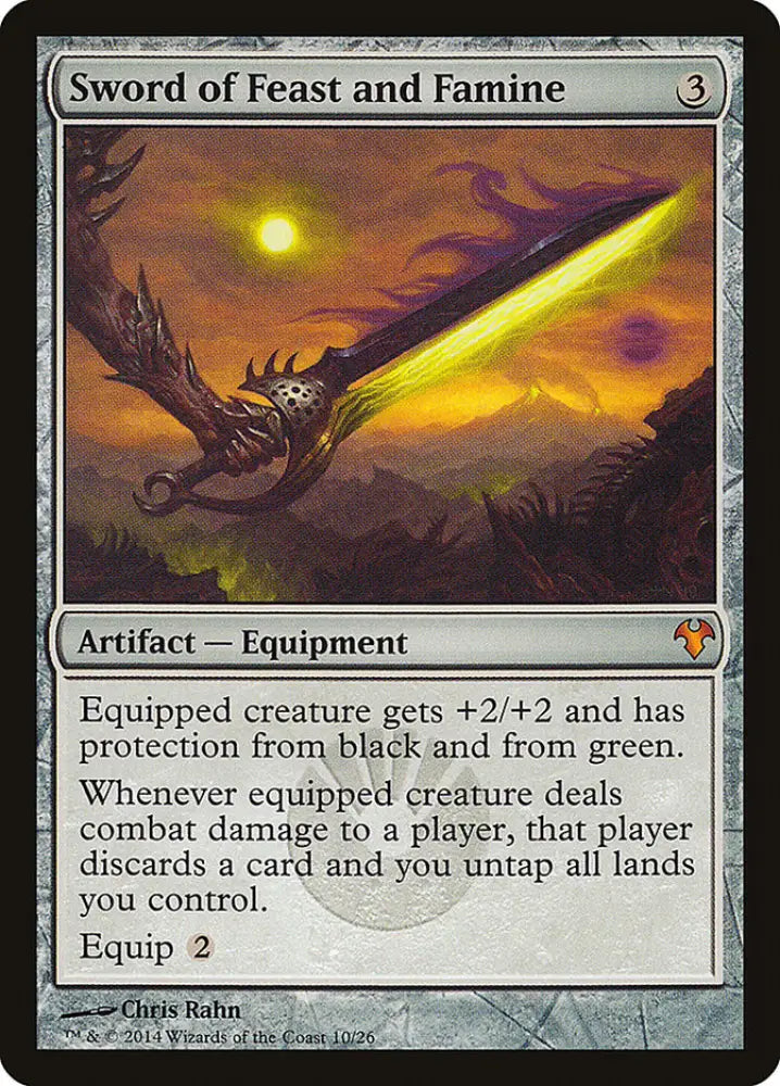 Sword of Feast and Famine [Modern Event Deck 2014] - MTG Single