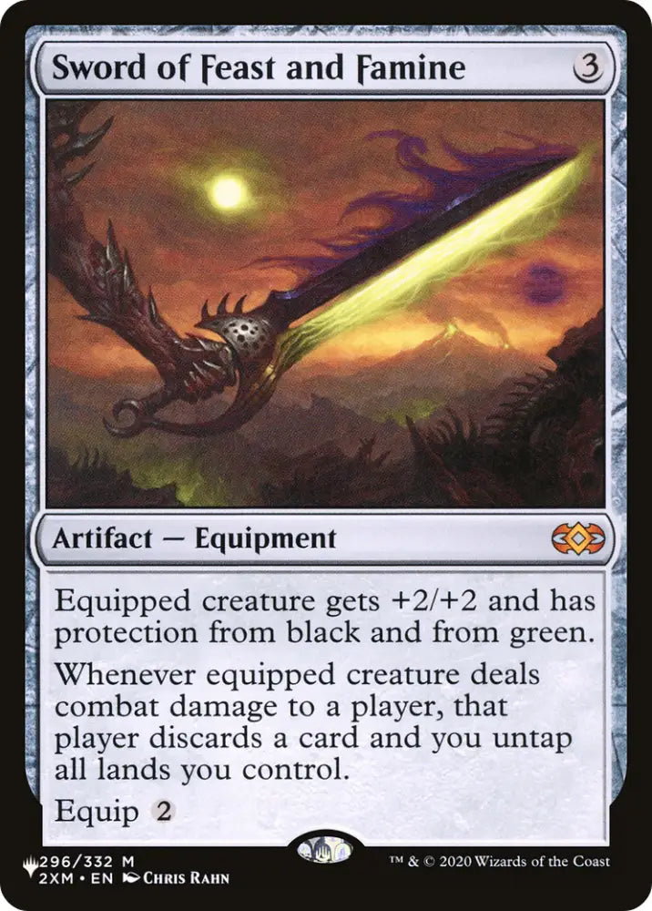 Sword of Feast and Famine [The List] - MTG Single