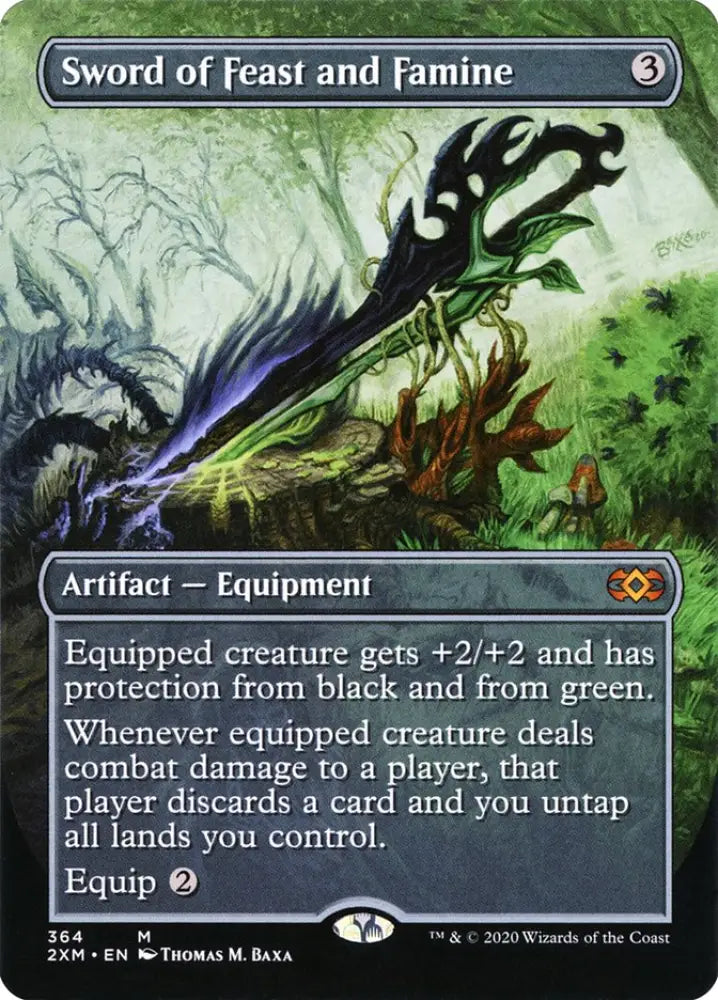 Sword of Feast and Famine (Toppers) [Double Masters] - MTG Single