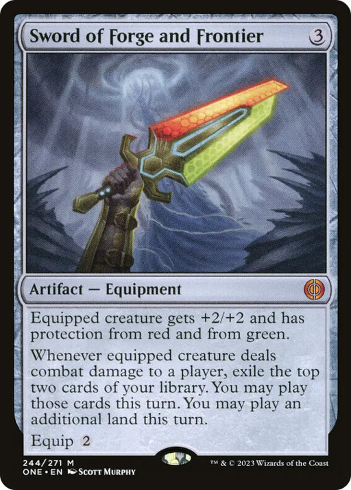 Sword of Forge and Frontier [Phyrexia: All Will Be One] - MTG Single