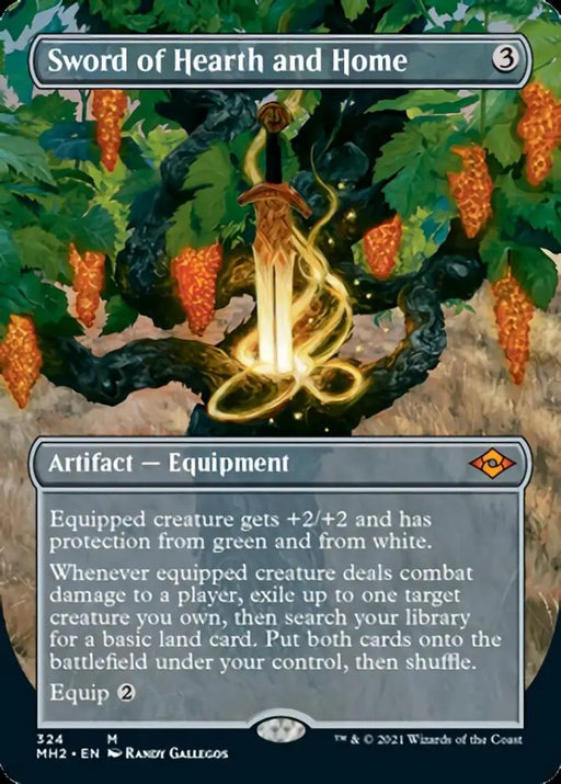 Sword of Hearth and Home (Borderless Alternate Art) [Modern Horizons 2] - MTG Single