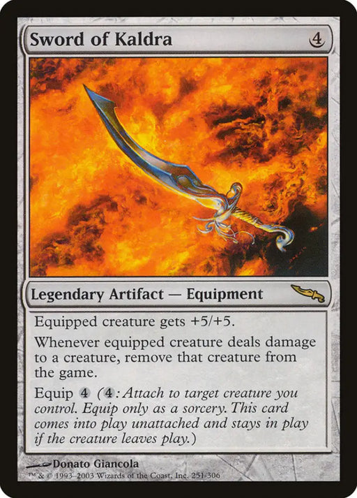 Sword of Kaldra [Mirrodin] - MTG Single
