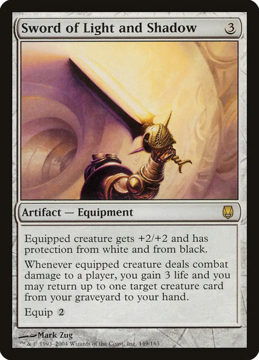 Sword of Light and Shadow [Darksteel] - MTG Single