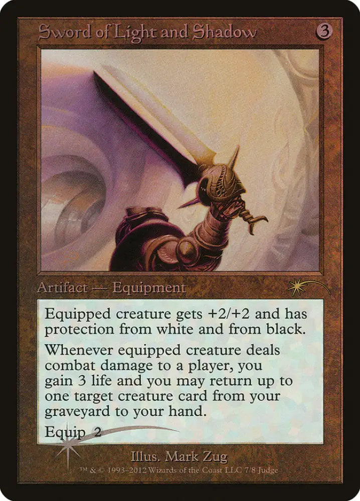 Sword of Light and Shadow [Judge Gift Cards 2012] - MTG Single