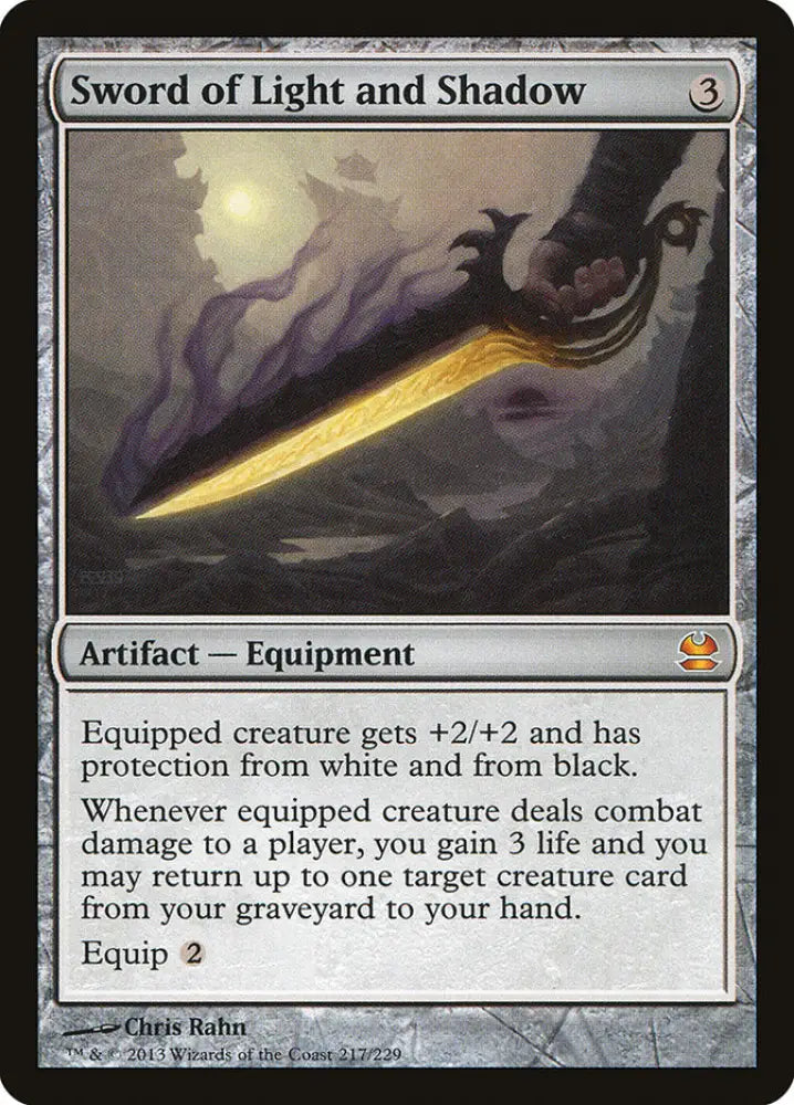 Sword of Light and Shadow [Modern Masters] - MTG Single
