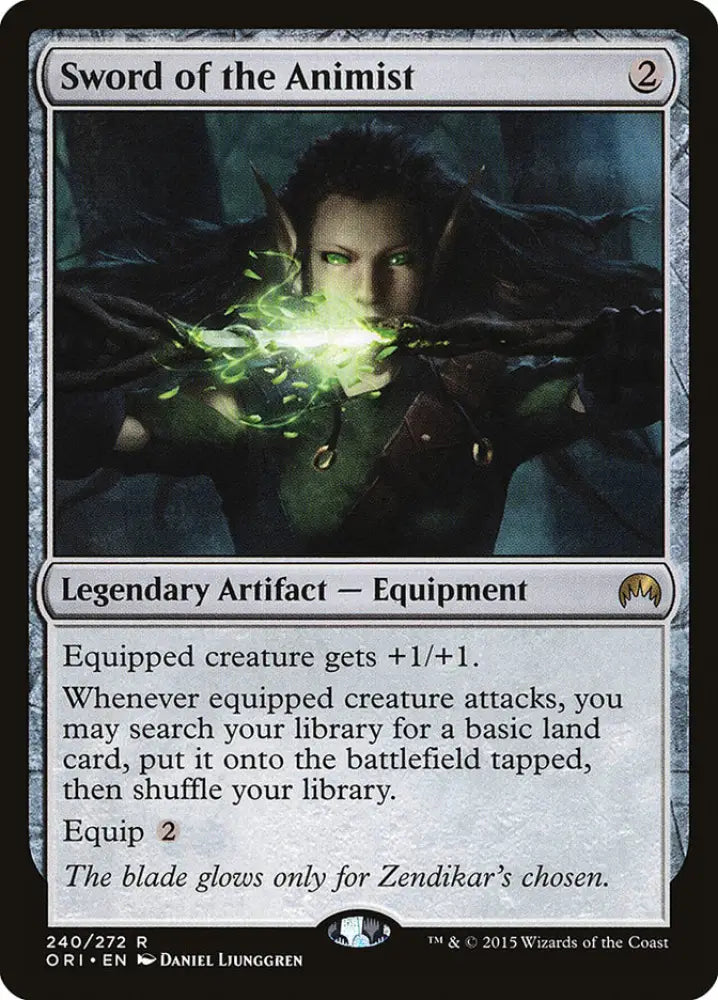 Sword of the Animist [Magic Origins] - MTG Single
