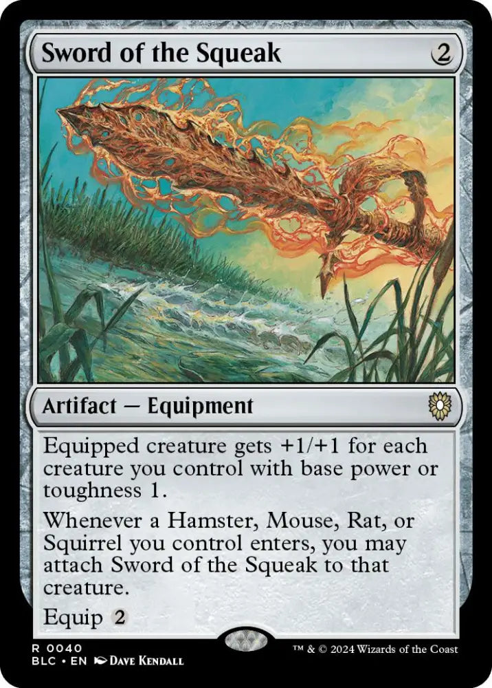 Sword of the Squeak [Bloomburrow Commander] - MTG Single