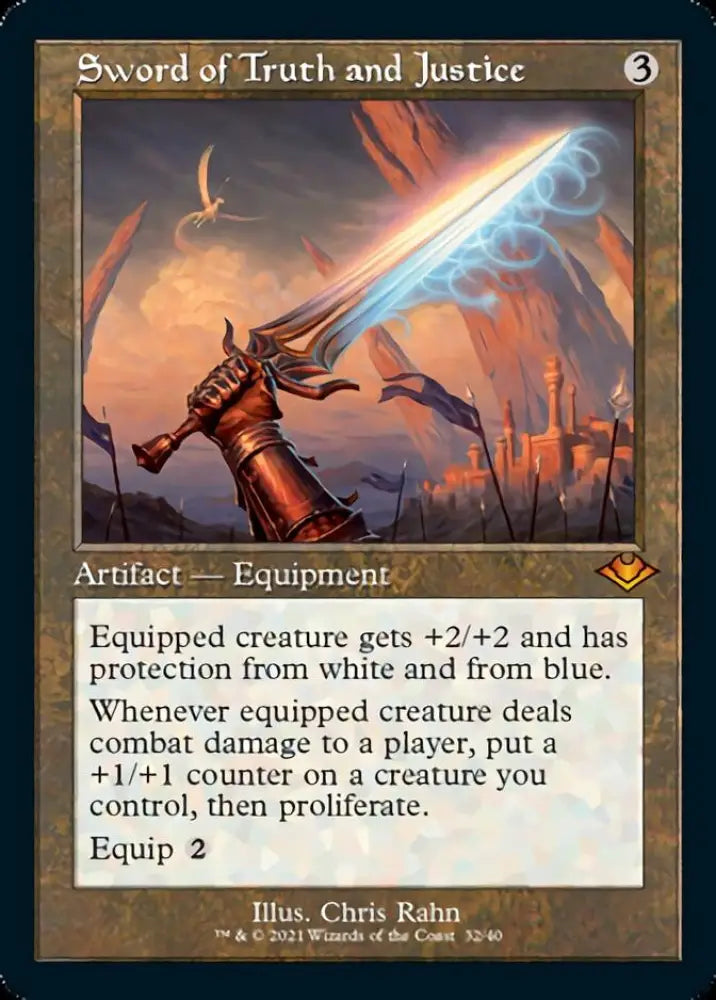 Sword of Truth and Justice (Retro) [Modern Horizons] - MTG Single