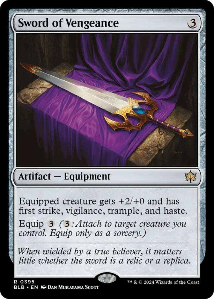 Sword of Vengeance [Bloomburrow] - MTG Single
