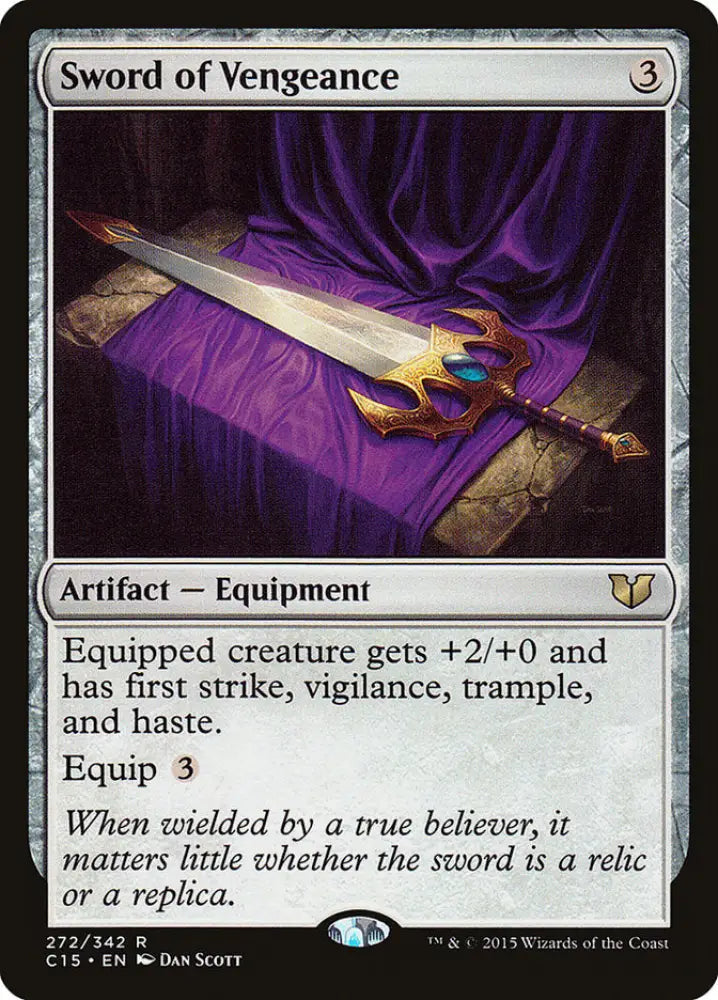 Sword of Vengeance [Commander 2015] - MTG Single
