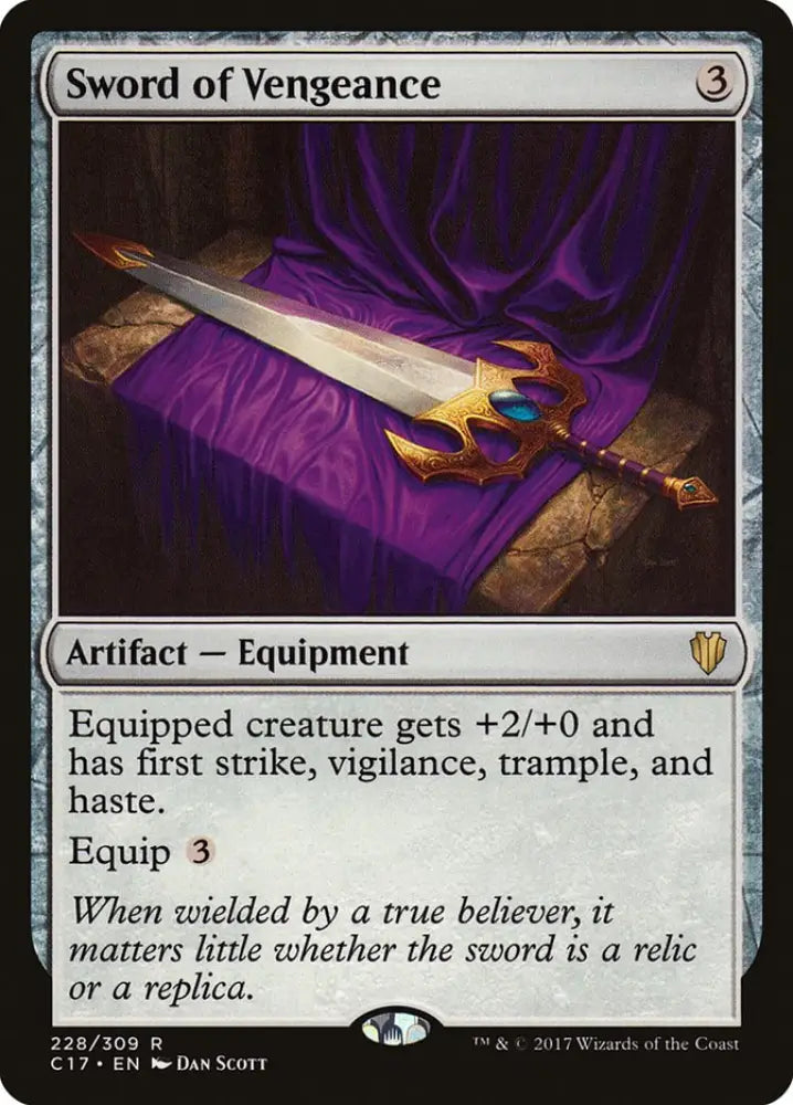 Sword of Vengeance [Commander 2017] - MTG Single