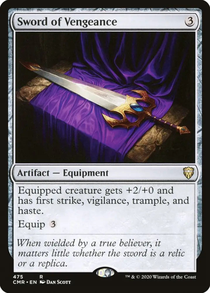 Sword of Vengeance [Commander Legends] - MTG Single