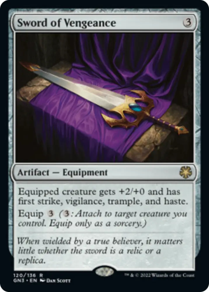 Sword of Vengeance [Game Night: Free-for-All] - MTG Single