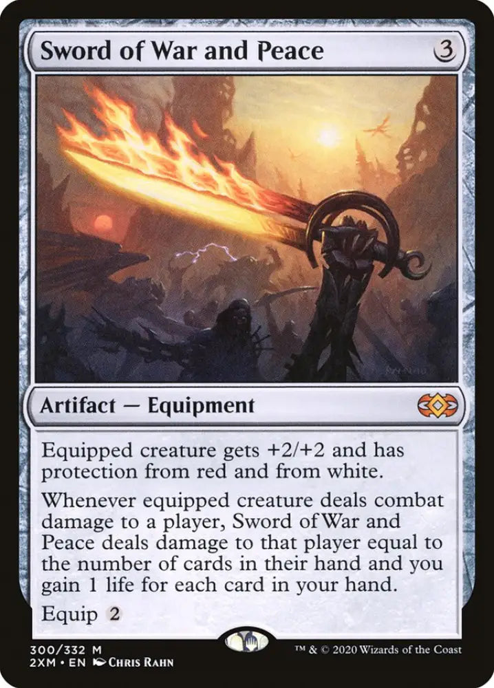 Sword of War and Peace [Double Masters] - MTG Single