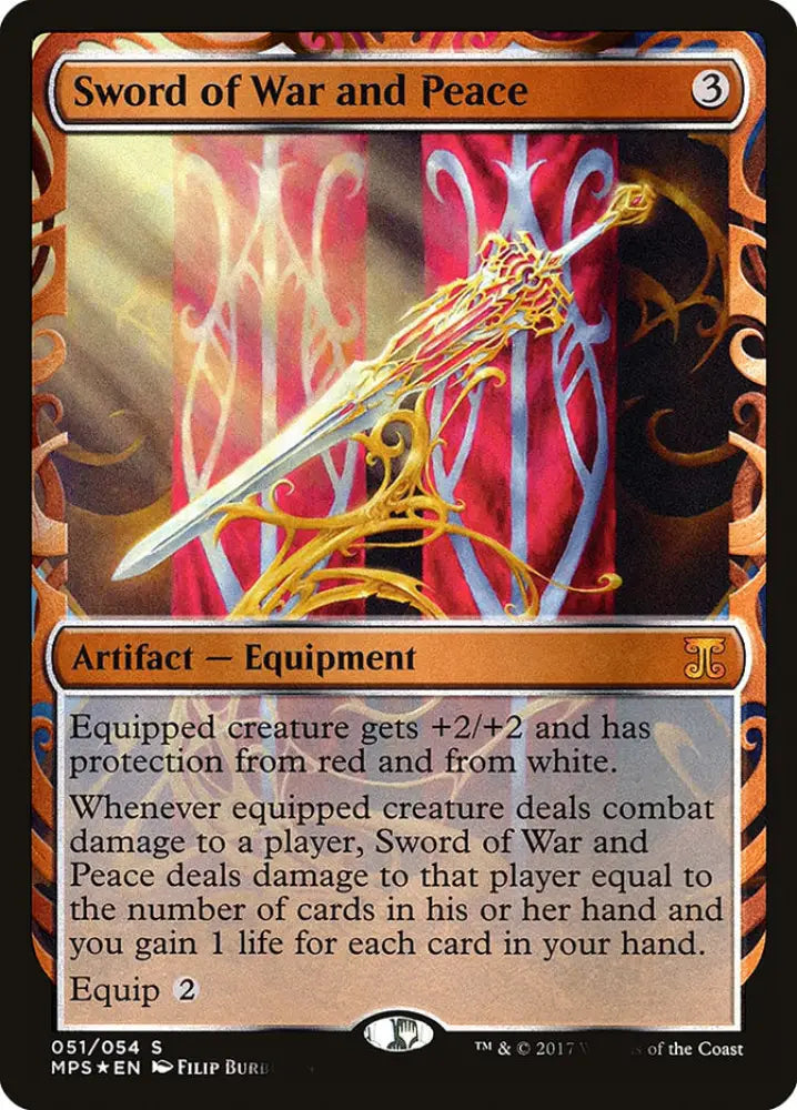 Sword of War and Peace [Kaladesh Inventions] - MTG Single