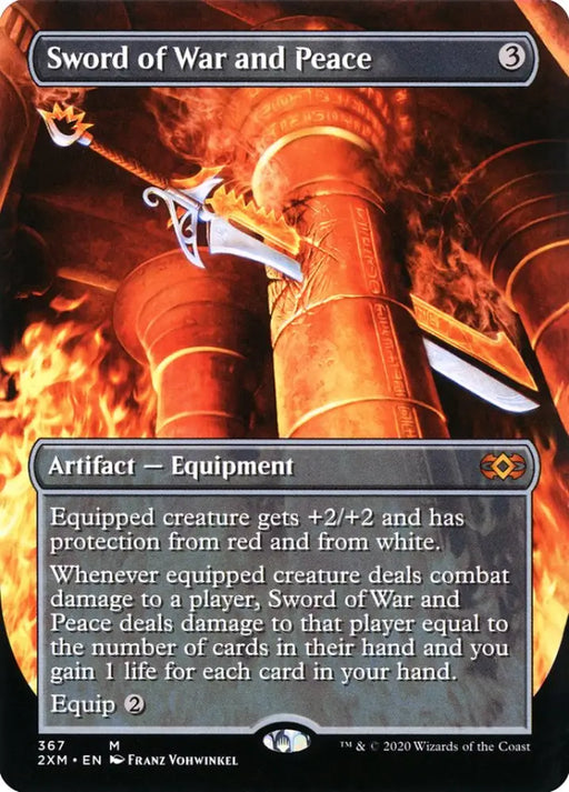 Sword of War and Peace (Toppers) [Double Masters] - MTG Single