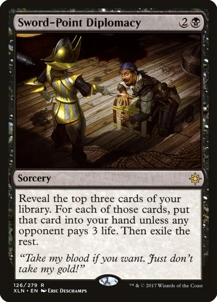 Sword-Point Diplomacy [Ixalan] - MTG Single