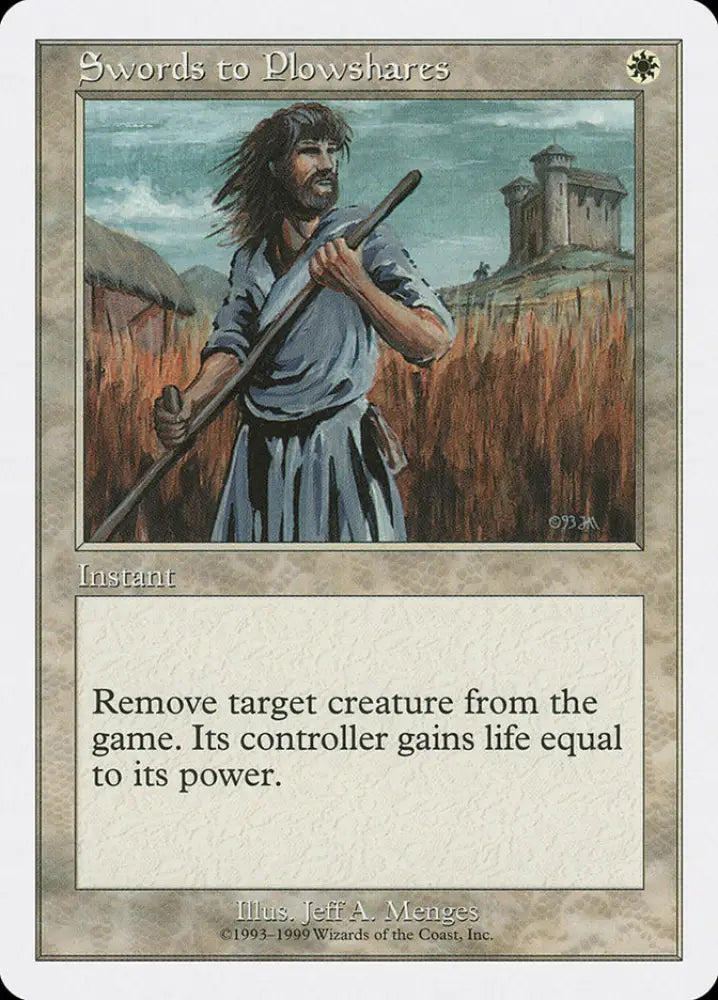 Swords to Plowshares [Battle Royale] - MTG Single