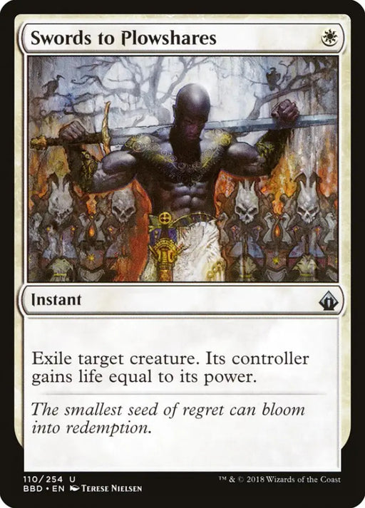 Swords to Plowshares [Battlebond] - MTG Single