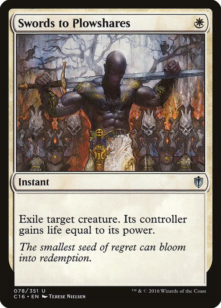 Swords to Plowshares [Commander 2016] - MTG Single