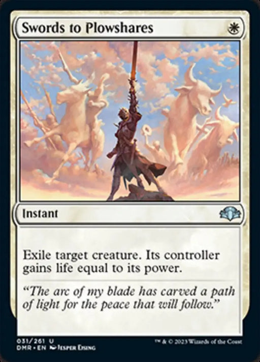 Swords to Plowshares [Dominaria Remastered] - MTG Single
