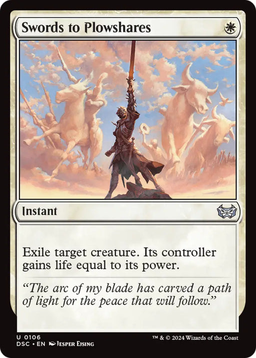 Swords to Plowshares [Duskmourn: House of Horror Commander] - MTG Single