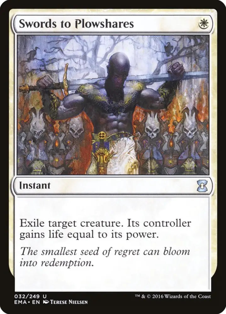 Swords to Plowshares [Eternal Masters] - MTG Single