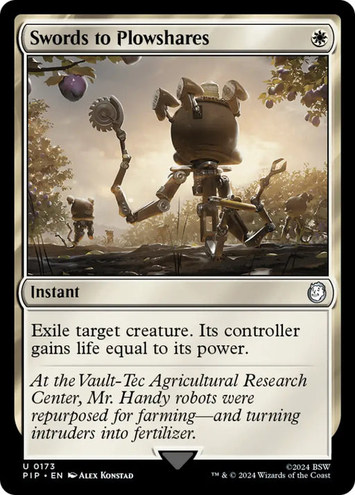 Swords to Plowshares [Fallout] - MTG Single
