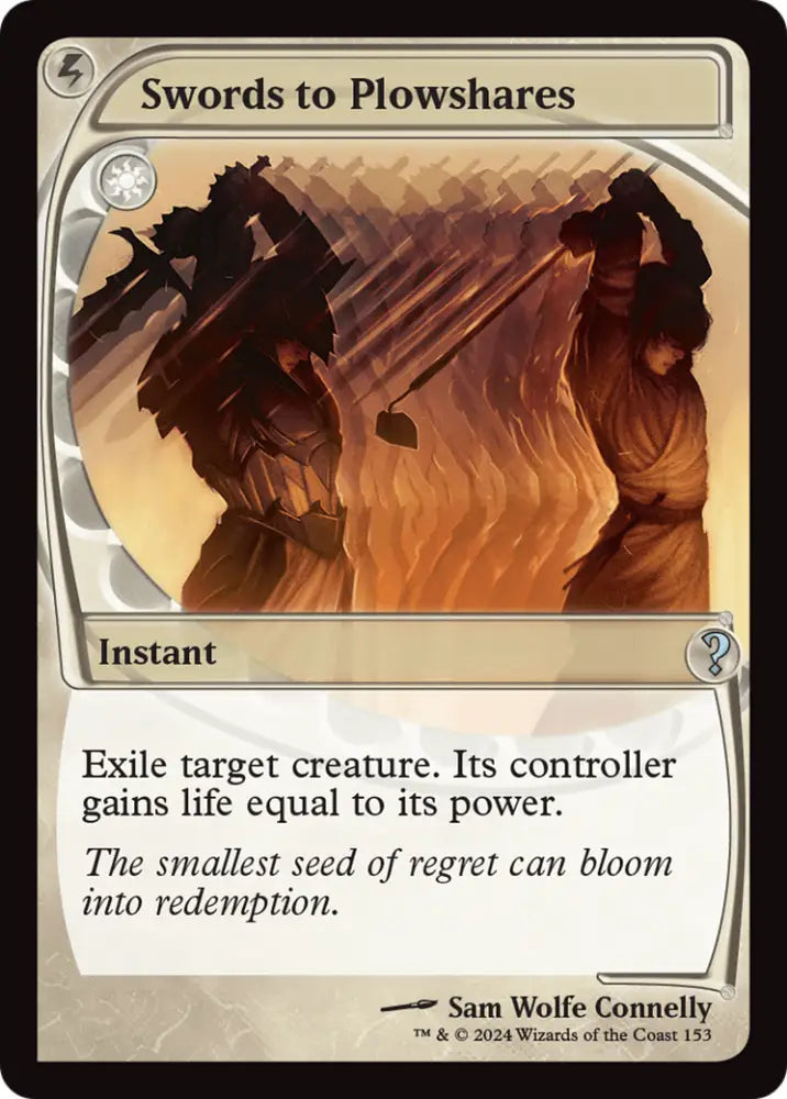 Swords to Plowshares (Future Sight) [Mystery Booster 2] - MTG Single