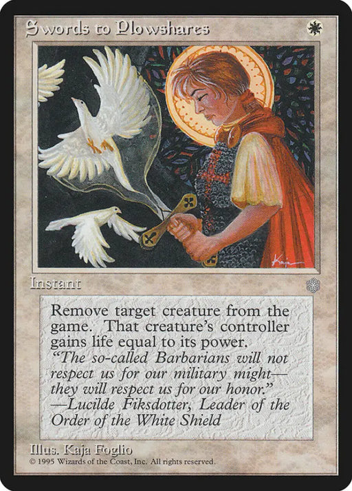 Swords to Plowshares [Ice Age] - MTG Single