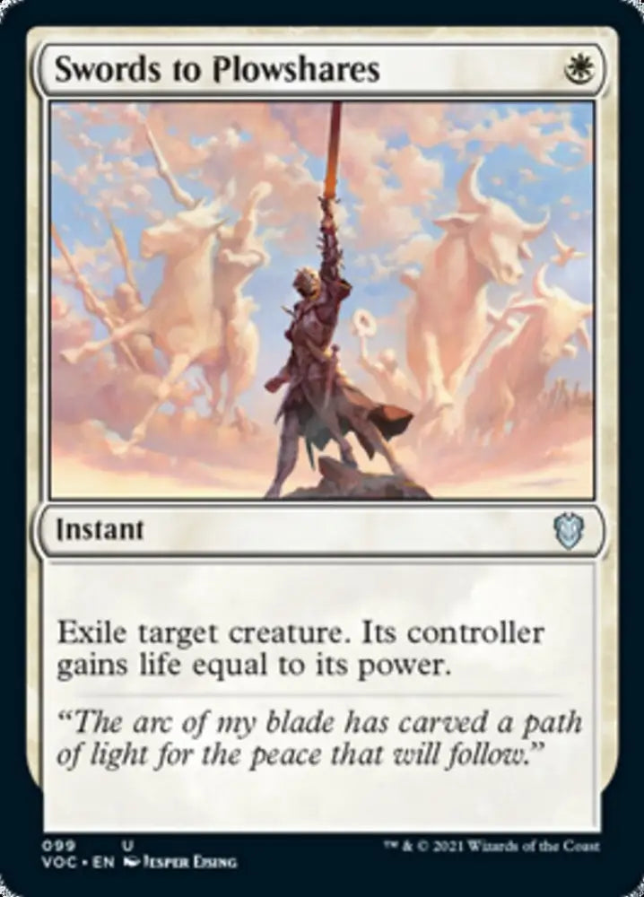Swords to Plowshares [Innistrad: Crimson Vow Commander] - MTG Single