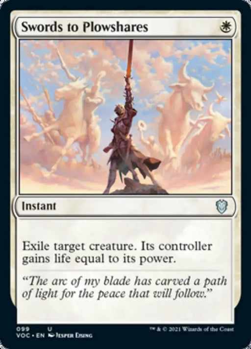 Swords to Plowshares [Innistrad: Crimson Vow Commander] - MTG Single