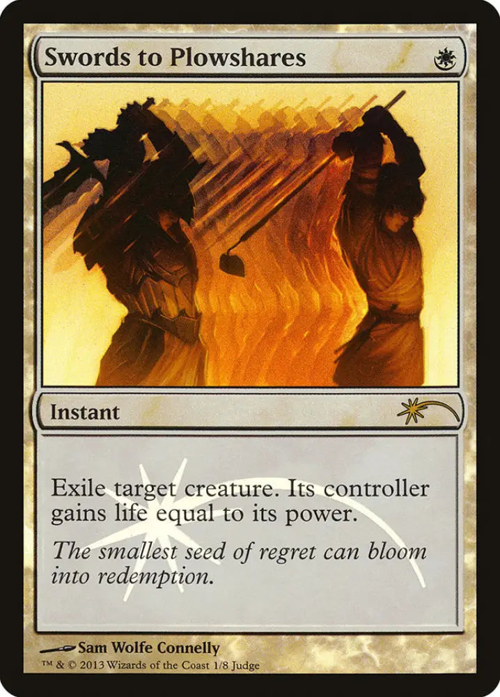 Swords to Plowshares [Judge Gift Cards 2013] - MTG Single
