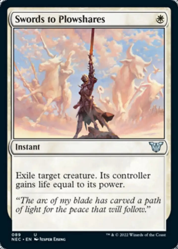 Swords to Plowshares [Kamigawa: Neon Dynasty Commander] - MTG Single