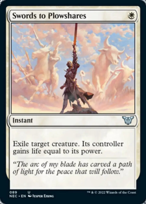 Swords to Plowshares [Kamigawa: Neon Dynasty Commander] - MTG Single